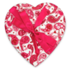 Signature Collection <br> 1 1/2lb Pink & White Heart Box with Paisley Print 2024 Edition