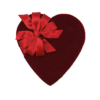 Signature Collection <br> 1/2lb Red Velvet Heart Box - Image 2