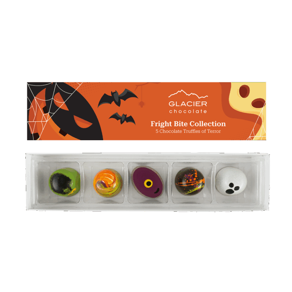 Fright Bite Collection <br> 5 Piece Chocolate Truffles of Terror